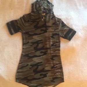 Camo bodycon dress